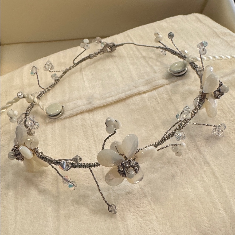 Tacori Silver Choker with Swarovski crystals